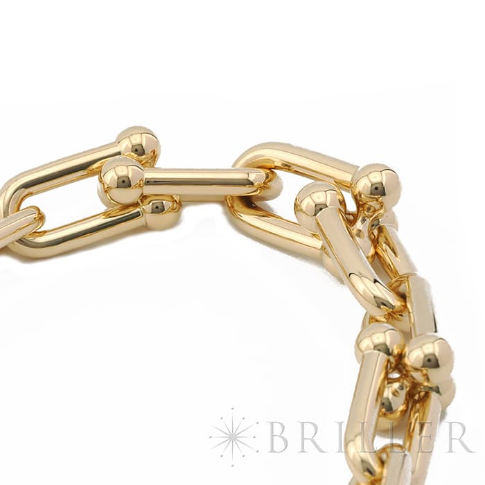 TIFFANY & Co. ティファニー ハードウェア グラジュエイテッド リンク ネックレス イエローゴールド 60153063 8