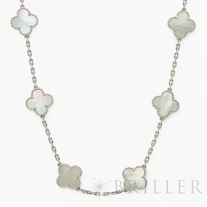 Van Cleef & Arpels ヴァン クリーフ&アーペル ヴィンテージ アルハンブラ ネックレス 10モチーフ VCARF48500 メイン