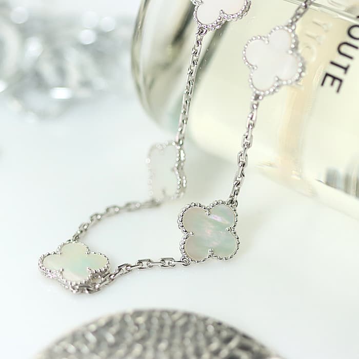 Van Cleef & Arpels ヴァン クリーフ&アーペル ヴィンテージ アルハンブラ ネックレス 10モチーフ VCARF48500 2