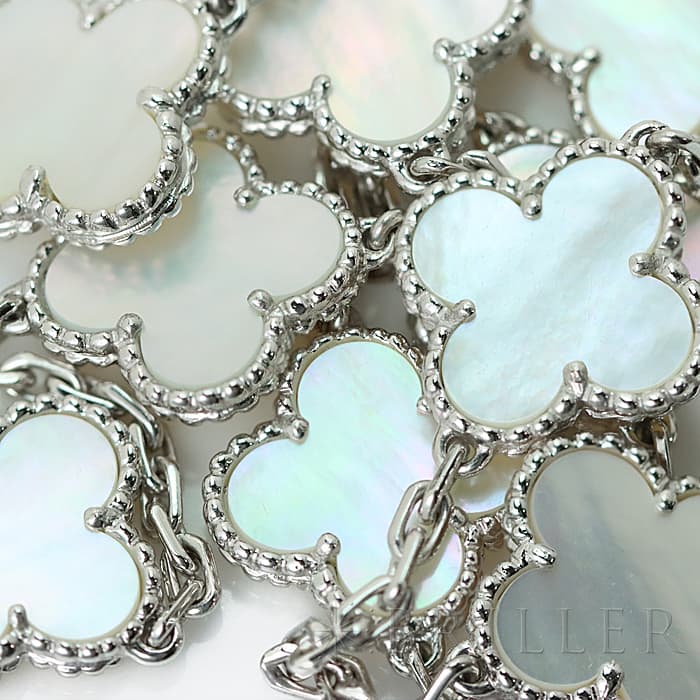 Van Cleef & Arpels ヴァン クリーフ&アーペル ヴィンテージ アルハンブラ ネックレス 10モチーフ VCARF48500 6