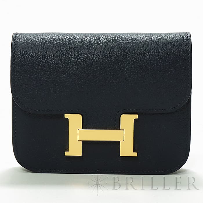 エルメス コンスタンススリム ブルーニュイ/ゴールド金具 新品】HERMES コンスタンス スリム ブルーニュイ ゴールド金具