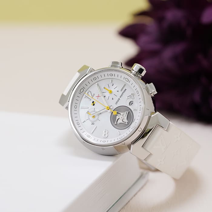 中古)LOUIS VUITTON ルイ・ヴィトン タンブール ラブリーカップ クロノグラフ Q132C(商品ID:3717008666240)詳細ページ | レディースブランド サロン BRILLER | レディース腕時計、ブランドバッグ、ブランドジュエリーのオンラインストア 中古)LOUIS VUITTON ルイ・ヴィトン タンブール ラブリーカップ クロノグラフ Q132C(商品ID:3717008666240)詳細ページ | レディースブランド サロン BRILLER | レディース腕時計、ブランドバッグ、ブランドジュエリーのオンラインストア