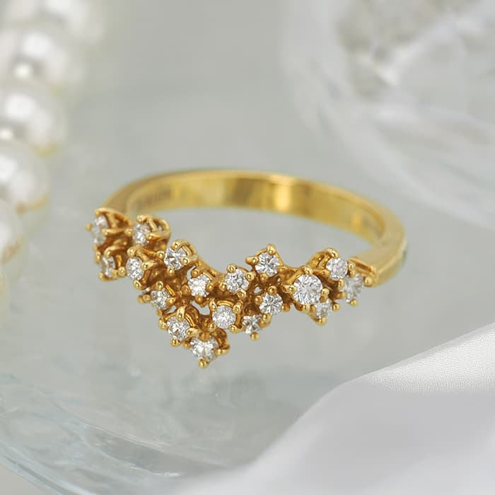 Damiani ダミアーニ ミモザ ミモザ リング ダイヤモンド イエローゴールド 13号 20086884 2