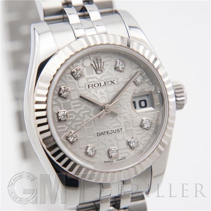 ROLEX ロレックス デイトジャスト 179174G シルバー コンピューター ジュビリーブレスレット 7