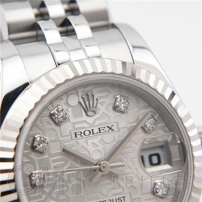 ROLEX ロレックス デイトジャスト 179174G シルバー コンピューター ジュビリーブレスレット 8