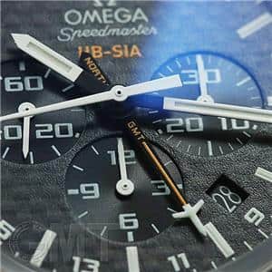 OMEGA オメガ スピードマスター HB-SIA GMT コーアクシャル 321.92.44.52.01.003