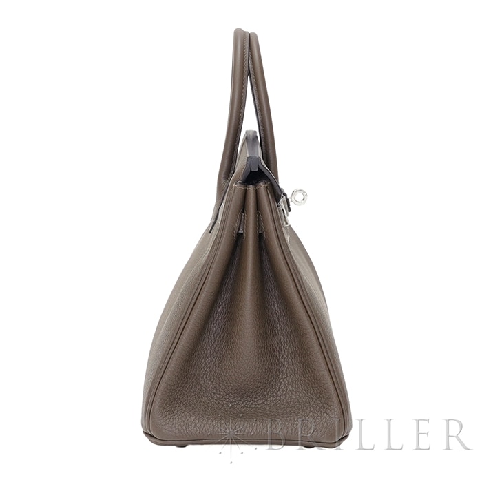 HERMES エルメス バーキン 25 トゴ ヴェールロデン シルバー金具 11