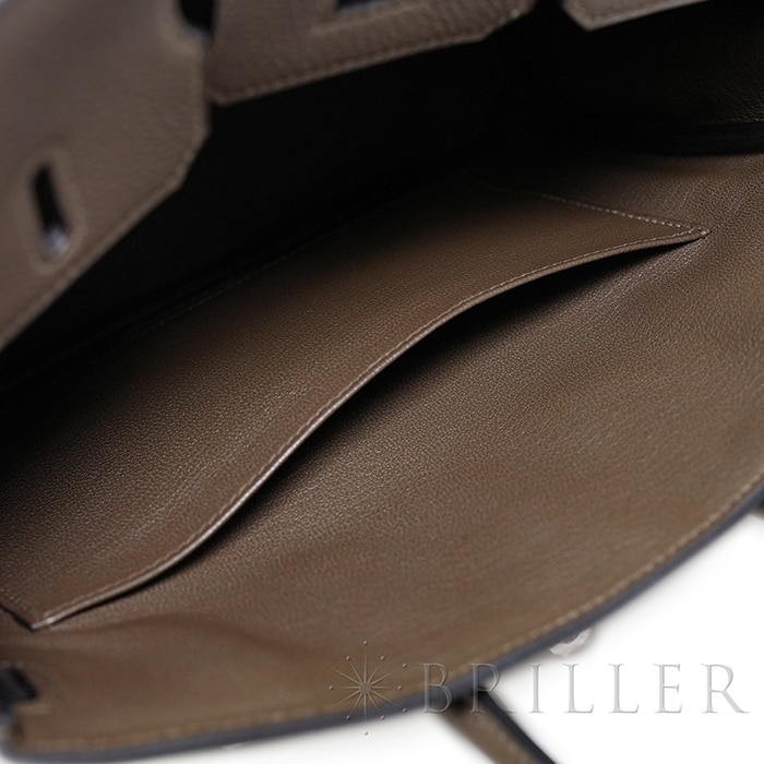 HERMES エルメス バーキン 25 トゴ ヴェールロデン シルバー金具 12