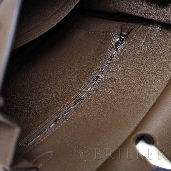 HERMES エルメス バーキン 25 トゴ ヴェールロデン シルバー金具 13