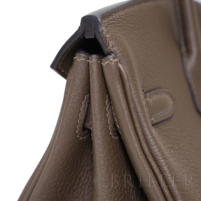 HERMES エルメス バーキン 25 トゴ ヴェールロデン シルバー金具 14