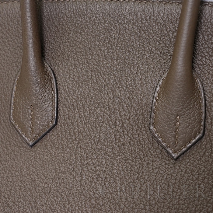 HERMES エルメス バーキン 25 トゴ ヴェールロデン シルバー金具 16