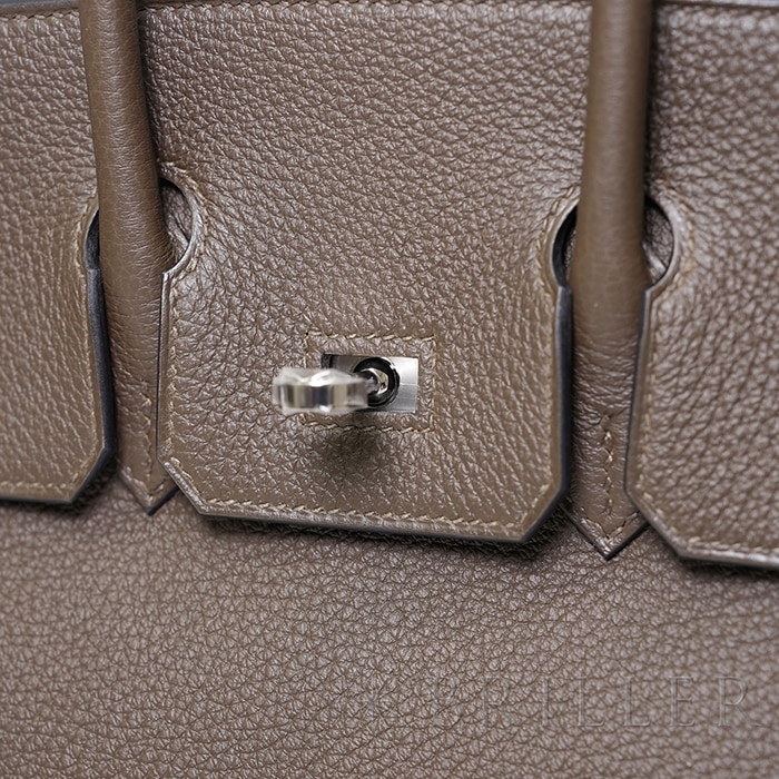HERMES エルメス バーキン 25 トゴ ヴェールロデン シルバー金具 23