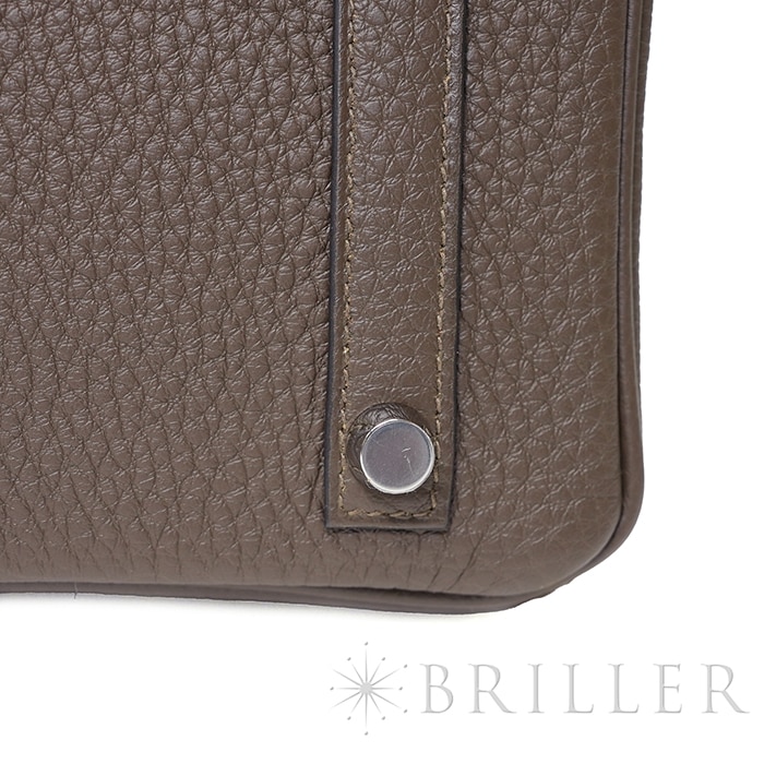 HERMES エルメス バーキン 25 トゴ ヴェールロデン シルバー金具 27