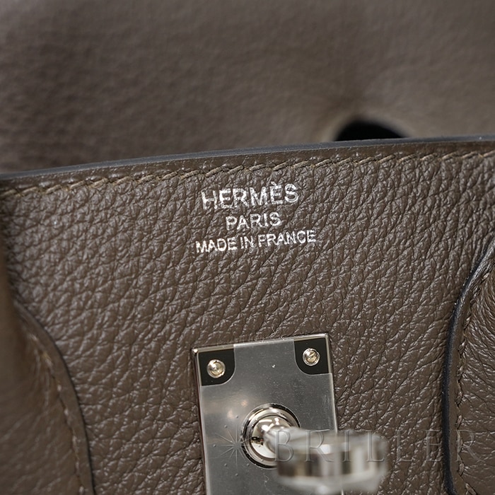 HERMES エルメス バーキン 25 トゴ ヴェールロデン シルバー金具 3