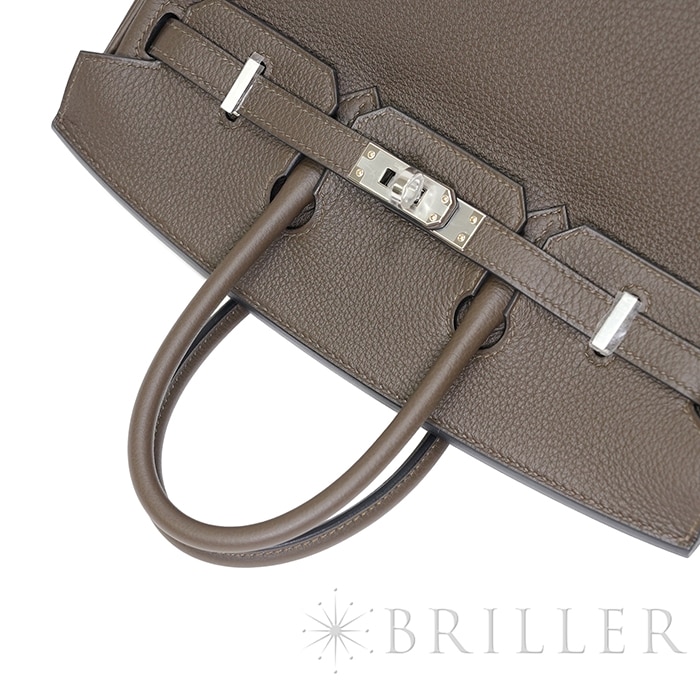 HERMES エルメス バーキン 25 トゴ ヴェールロデン シルバー金具 5