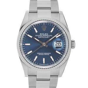 ROLEX ロレックス デイトジャスト 36 126234 ブルー オイスターブレスレット
