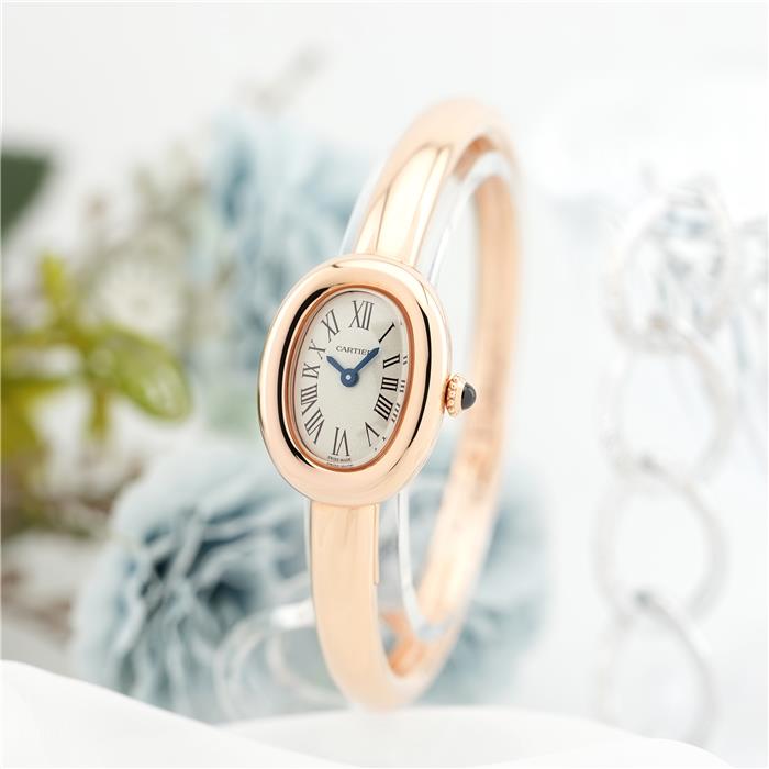 CARTIER カルティエ ベニュワール ウォッチ ミニモデル ピンクゴールド サイズ16 WGBA0048【未使用品】 2