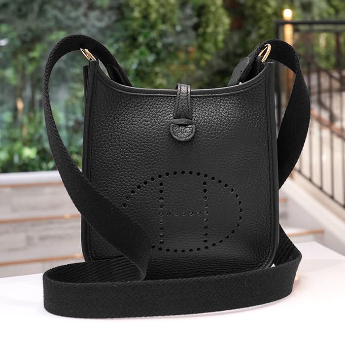 HERMES エルメス エヴリン アマゾン TPM トリヨンクレマンス ノワール(ブラック) ゴールド金具