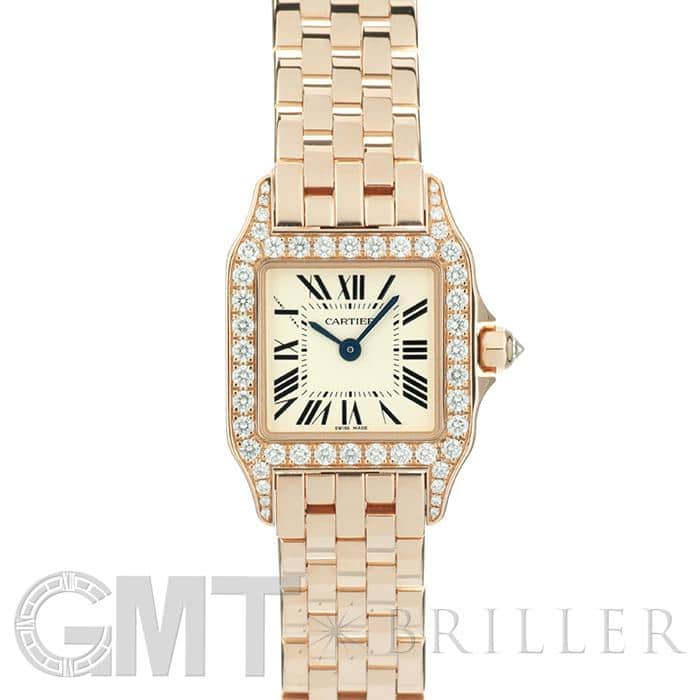 CARTIER カルティエ サントス ドゥモワゼル WF9008Z8 ピンクゴールド ダイヤベゼル メイン