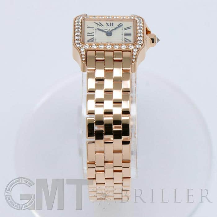 CARTIER カルティエ サントス ドゥモワゼル WF9008Z8 ピンクゴールド ダイヤベゼル 17