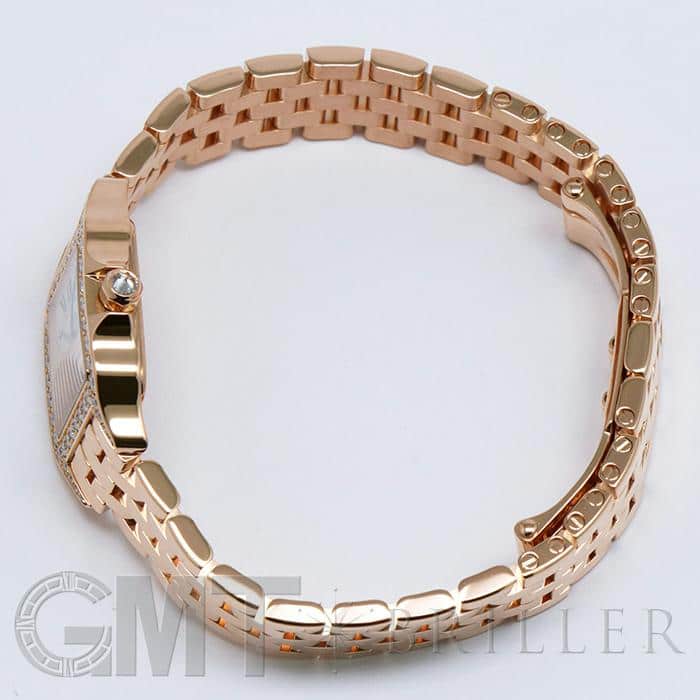 CARTIER カルティエ サントス ドゥモワゼル WF9008Z8 ピンクゴールド ダイヤベゼル 18