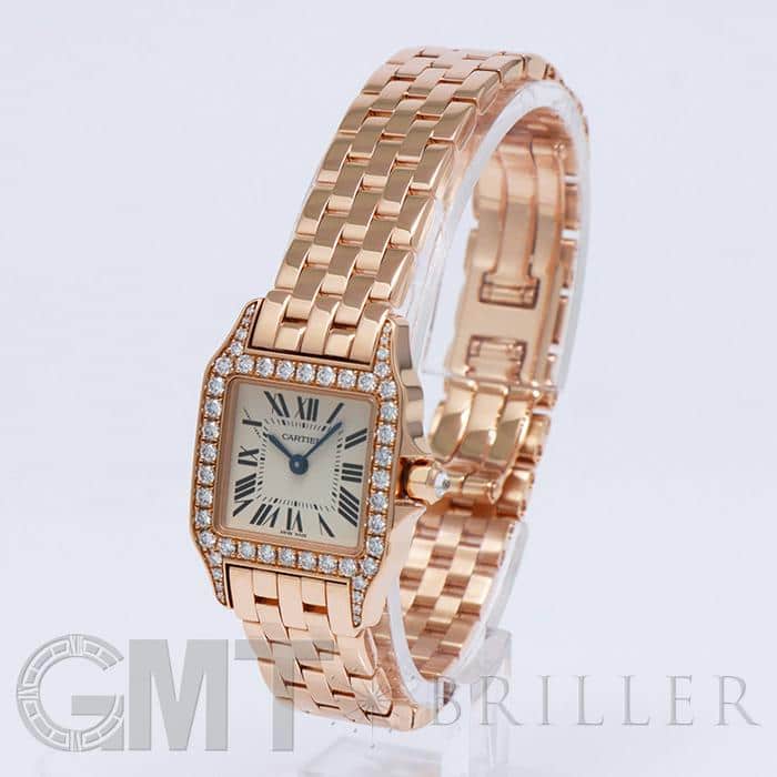 CARTIER カルティエ サントス ドゥモワゼル WF9008Z8 ピンクゴールド ダイヤベゼル 1