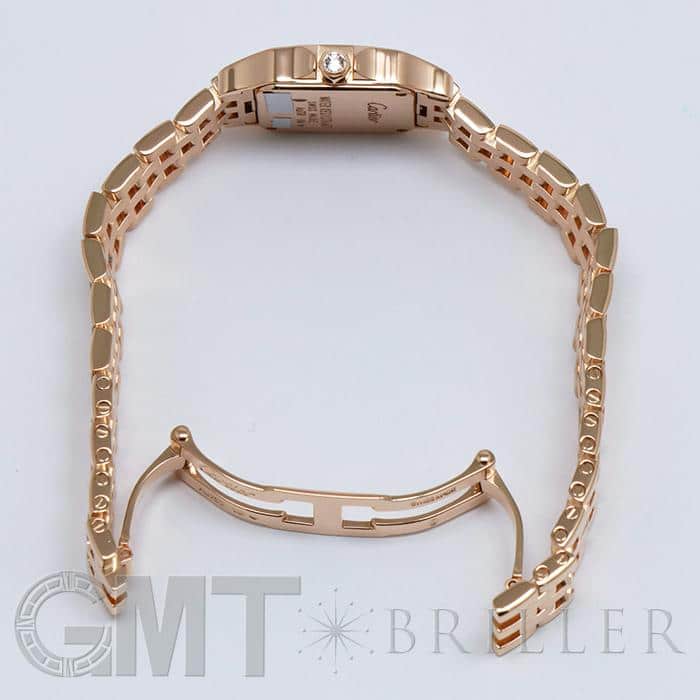CARTIER カルティエ サントス ドゥモワゼル WF9008Z8 ピンクゴールド ダイヤベゼル 20
