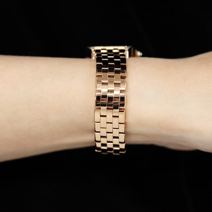 CARTIER カルティエ サントス ドゥモワゼル WF9008Z8 ピンクゴールド ダイヤベゼル 26