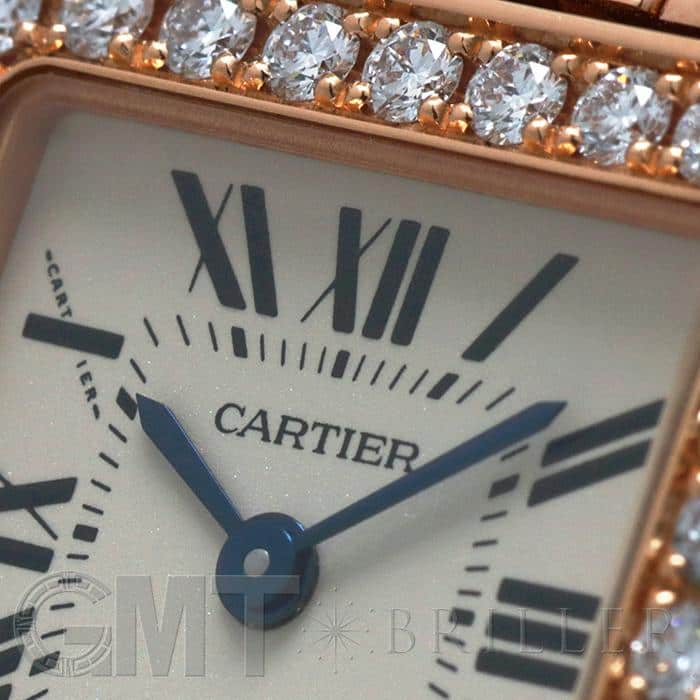 CARTIER カルティエ サントス ドゥモワゼル WF9008Z8 ピンクゴールド ダイヤベゼル 8