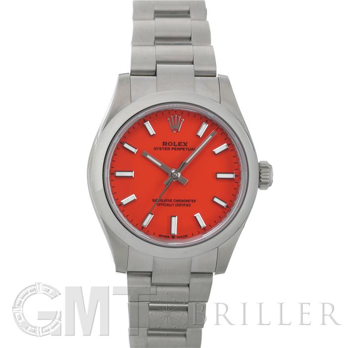 ROLEX ロレックス オイスターパーペチュアル 277200 コーラルレッド メイン