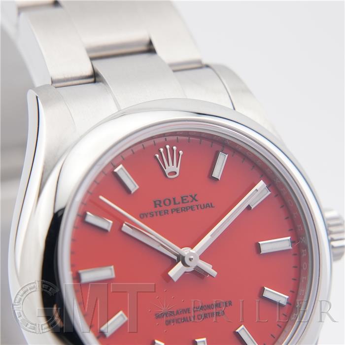 ROLEX ロレックス オイスターパーペチュアル 277200 コーラルレッド 9