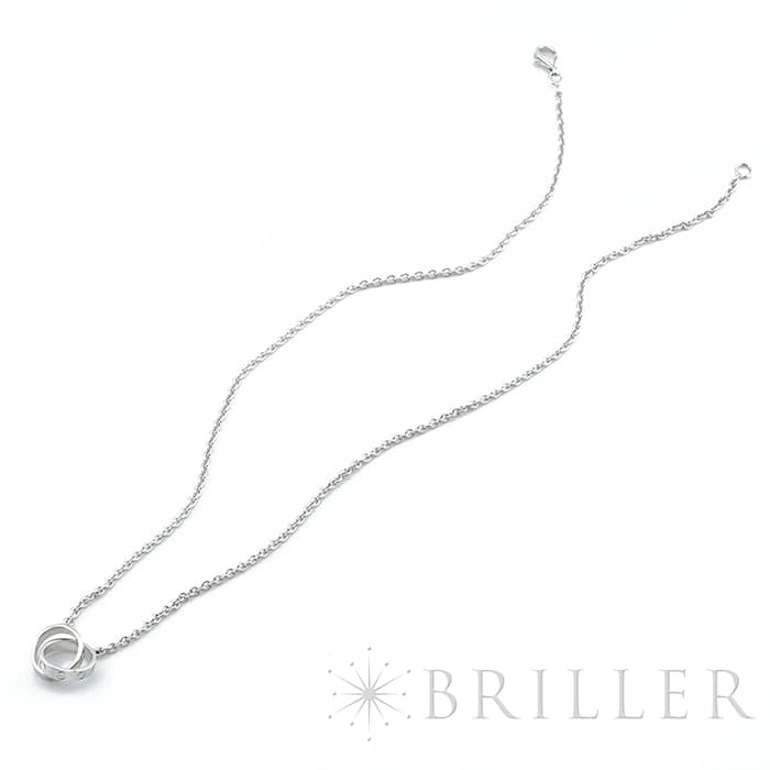 CARTIER カルティエ ラブ ベビー ラブ ネックレス ホワイトゴールド B7212500 12
