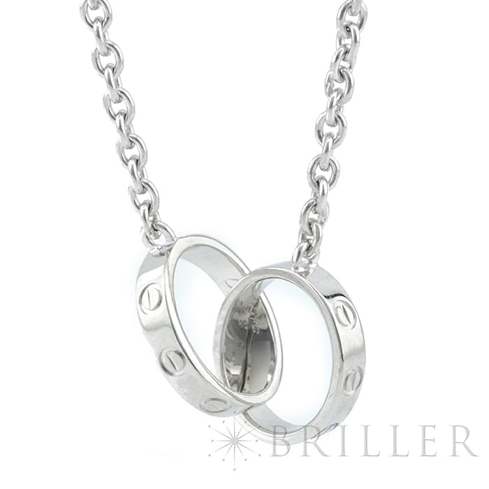CARTIER カルティエ ラブ ベビー ラブ ネックレス ホワイトゴールド B7212500 3