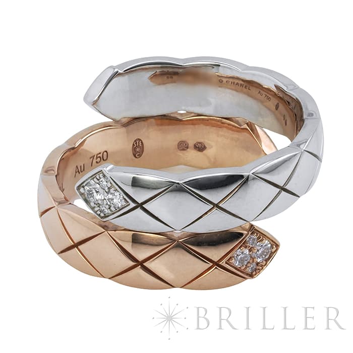 中古)CHANEL シャネル ココ クラッシュ コレクション リング ラージ