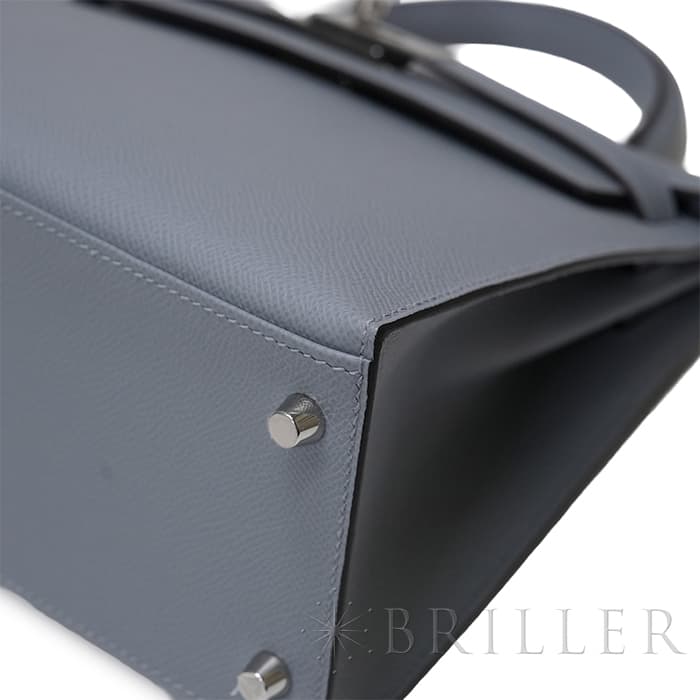 HERMES エルメス ケリー 28 セリエ エプソン グリパンタン シルバー金具 17