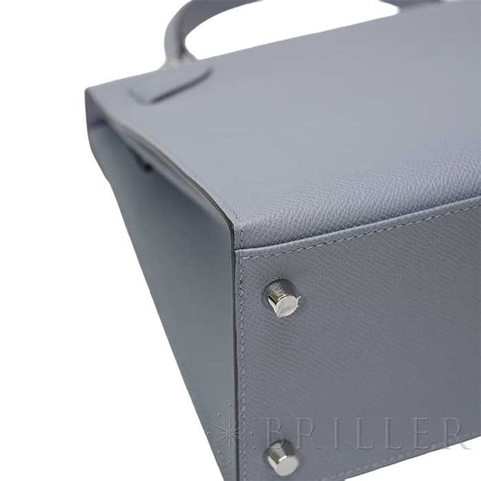 HERMES エルメス ケリー 28 セリエ エプソン グリパンタン シルバー金具 18