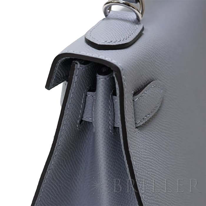 HERMES エルメス ケリー 28 セリエ エプソン グリパンタン シルバー金具 20