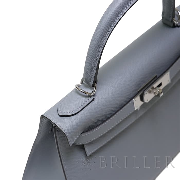 HERMES エルメス ケリー 28 セリエ エプソン グリパンタン シルバー金具 22