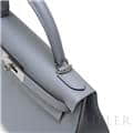 HERMES エルメス ケリー 28 セリエ エプソン グリパンタン シルバー金具 23