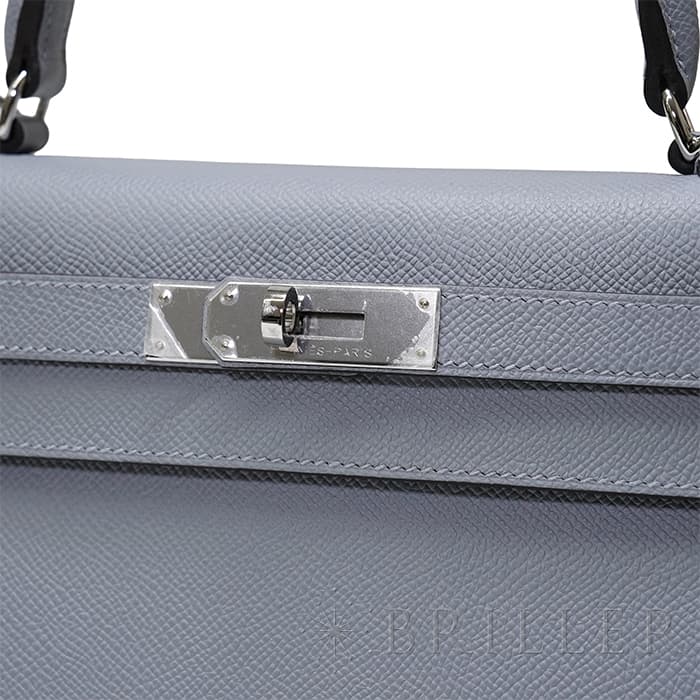 HERMES エルメス ケリー 28 セリエ エプソン グリパンタン シルバー金具 3