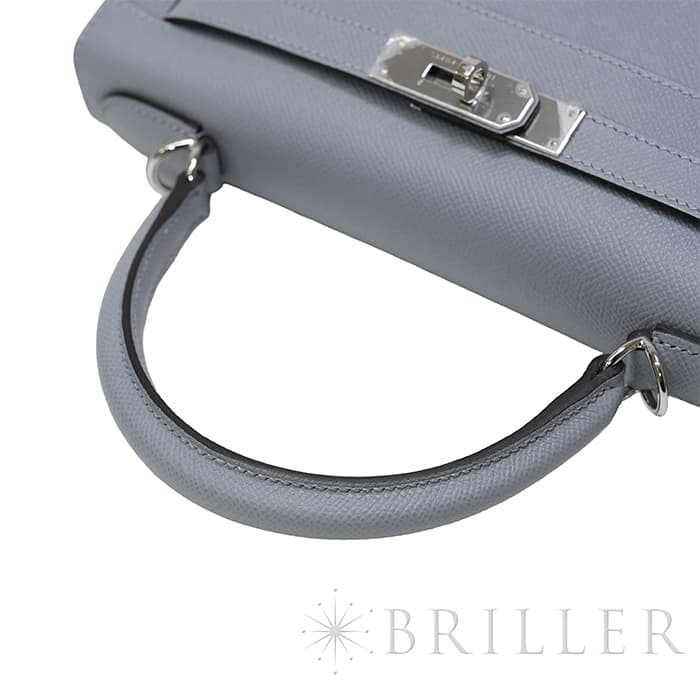 HERMES エルメス ケリー 28 セリエ エプソン グリパンタン シルバー金具 5