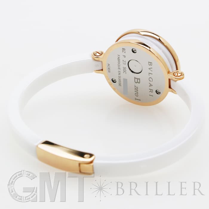 BVLGARI ブルガリ ビーゼロ1 BZ23WSGCC/12 ホワイトセラミック ピンクゴールド 18