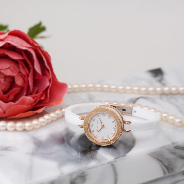 BVLGARI ブルガリ ビーゼロ1 BZ23WSGCC/12 ホワイトセラミック ピンクゴールド 2