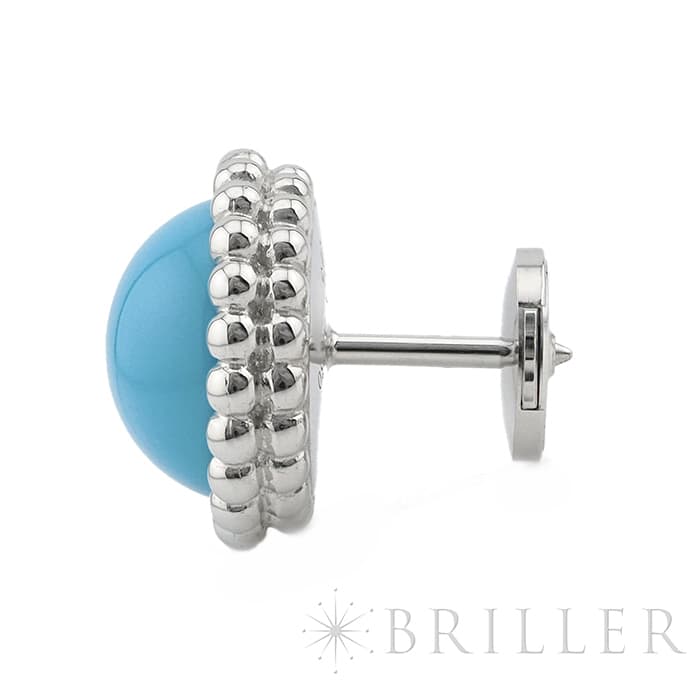 Van Cleef & Arpels ヴァン クリーフ&アーペル ペルレ クルール ピアス ホワイトゴールド ターコイズ VCARP4DT00 5