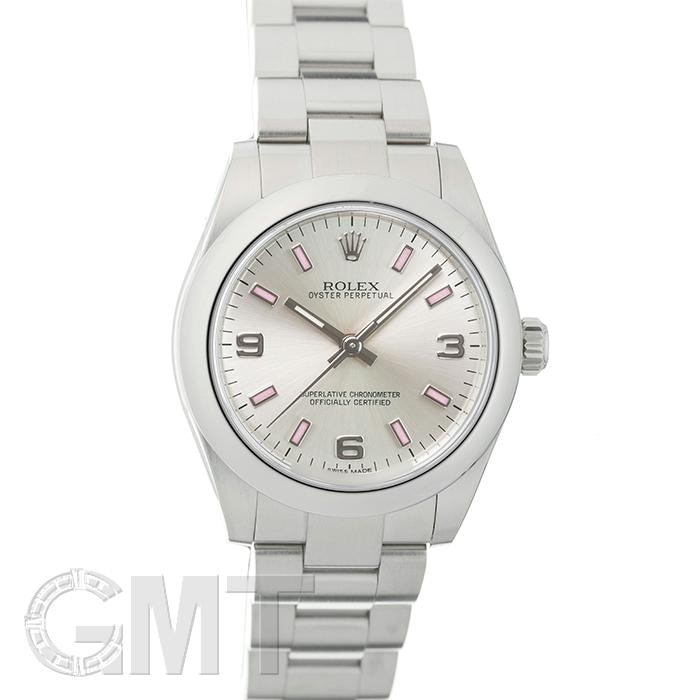 ROLEX ロレックス オイスターパーペチュアル 31 177200 シルバー 369 ピンクバーインデックス メイン