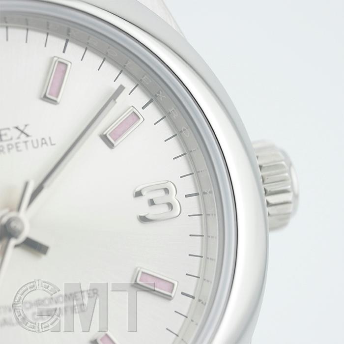 ROLEX ロレックス オイスターパーペチュアル 31 177200 シルバー 369 ピンクバーインデックス 11