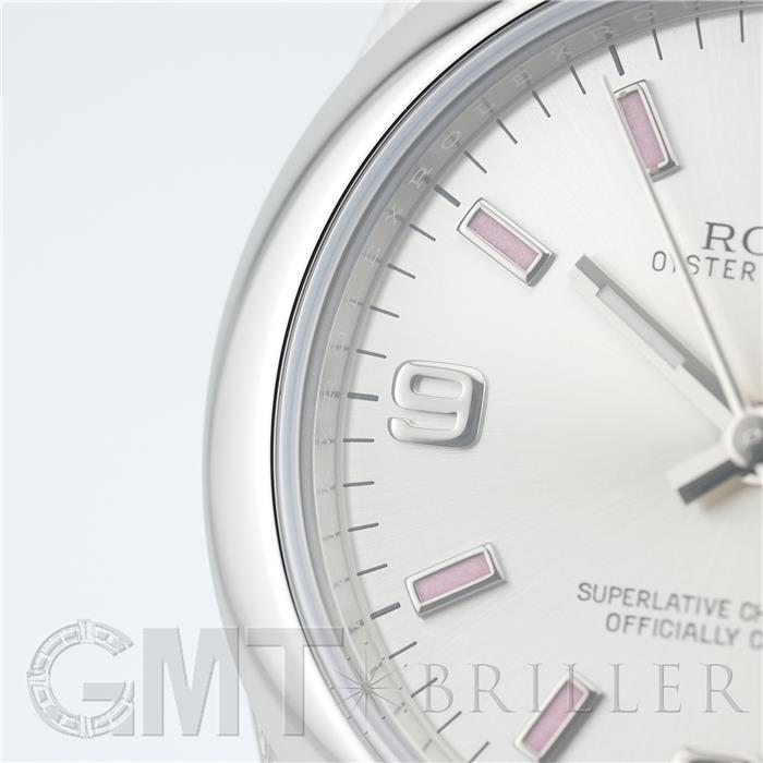 ROLEX ロレックス オイスターパーペチュアル 31 177200 シルバー 369 ピンクバーインデックス 13