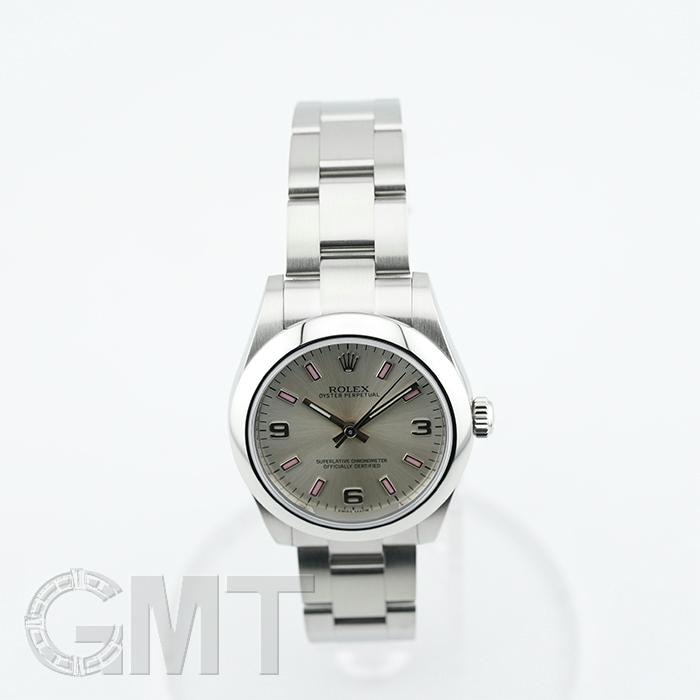 ROLEX ロレックス オイスターパーペチュアル 31 177200 シルバー 369 ピンクバーインデックス 19