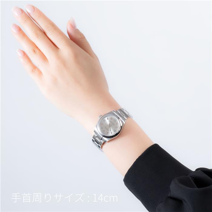 ROLEX ロレックス オイスターパーペチュアル 31 177200 シルバー 369 ピンクバーインデックス 29