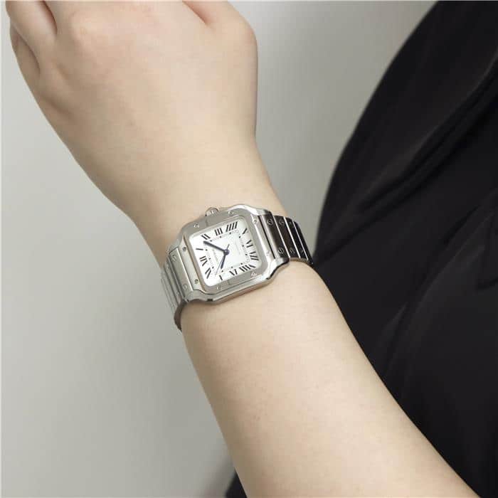 CARTIER カルティエ サントス ドゥ カルティエ MM WSSA0029 28